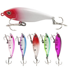 4.5cm/3.3g Mini Fishing Lure with Floating Route, Hard Bait, Built-in Sound Bead, Multi-Color ABS Material Lure