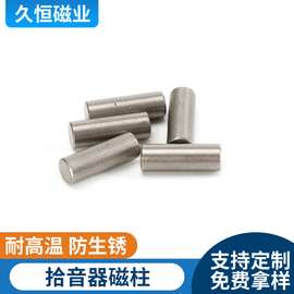 5*20铝镍钴拾音器磁铁定制圆柱形乐器电吉他线圈磁柱强力磁石强磁