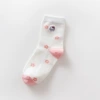 Kt white background pink flowers