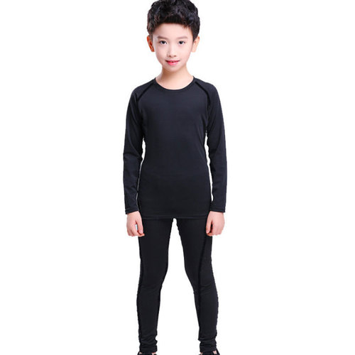 Children's sports suit, quick-drying, high-elasticity, quick-drying, breathable, running and track and field competition training clothes, student fitness clothes