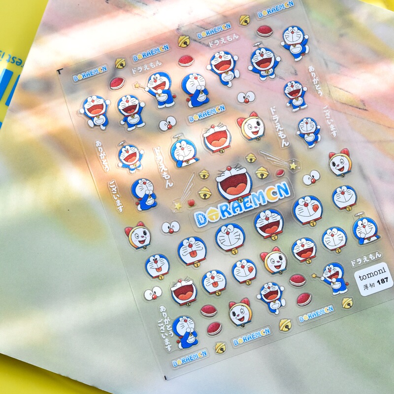 magico nail stickers Japanese nail stickers new technology tomoni thin tough 187 Doraemon Doraemon