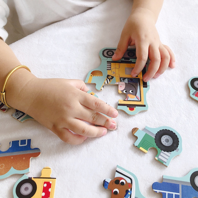 De los niños de madera rompecabezas grande avanzada bebé la primera infancia juguetes educativos y niñas Ventas Directas fábrica