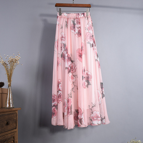 Autumn retro beach dress
