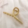 4#Caval cross-dot-matte gold