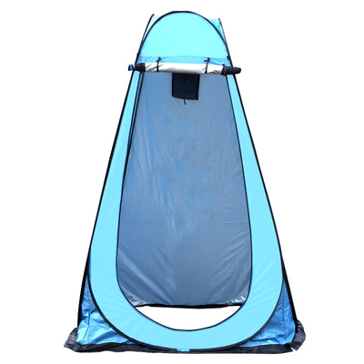 Single-Layer Bath Cover, Avtomobil dam çadırları - sky-blue-14m-windows