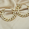 Chain, fashionable small earrings, 2020, European style, internet celebrity