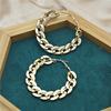 Chain, fashionable small earrings, 2020, European style, internet celebrity