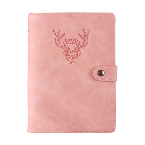 a5 loose-leaf notebook, literary, exquisite, fresh and simple, college life pages, square notebook, cocoa and logo printable