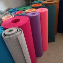 定制彩色毛毡无纺布毛毡布针刺化纤毛毡 多色可选1-5毫米厚度可选