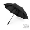 Umbrella plus LOGO long -handle golf outdoor solid color business automatic umbrella umbrella gift advertising umbrella