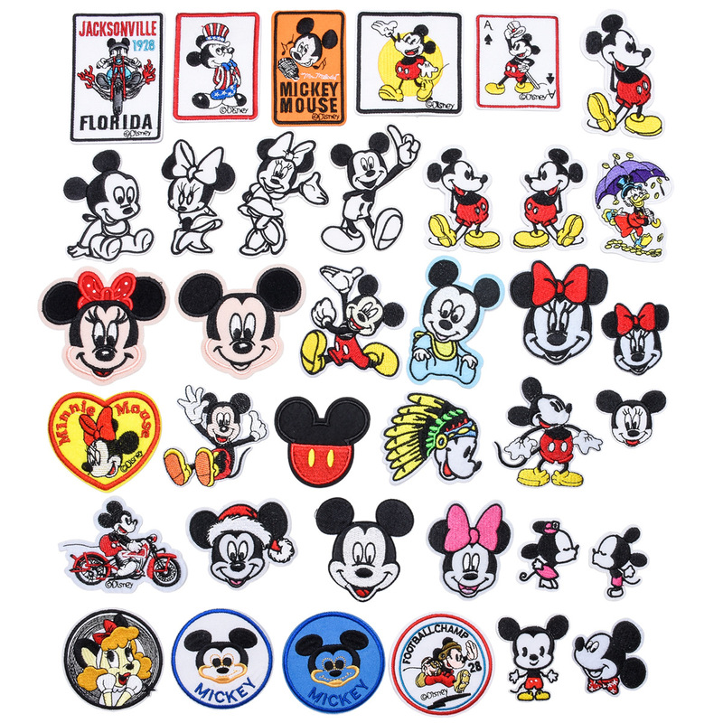 Spot embroidery cartoon cloth paste mouse embroidery round small label cloth paste clothing accessories embroidery patch can be like Spot embroidery cartoon cloth paste mouse embroidery round small label cloth paste clothing accessories embroidery patch can be like