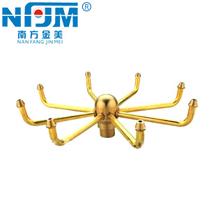 水景景观喷泉铜喷头 黄铜旋转喷头 蟹爪兰金属旋转喷头 工厂批发