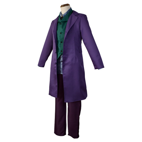 Halloween Horror Party Batman Dark Knight Heath Ledger Joker Clown Cosplay Costume