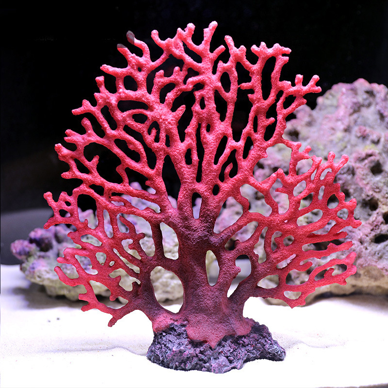 Arrecifes de coral artificiales paisaje rocalla Shell falso coral Fish Tank decoración acuario decoración mar tanque de agua conjunto