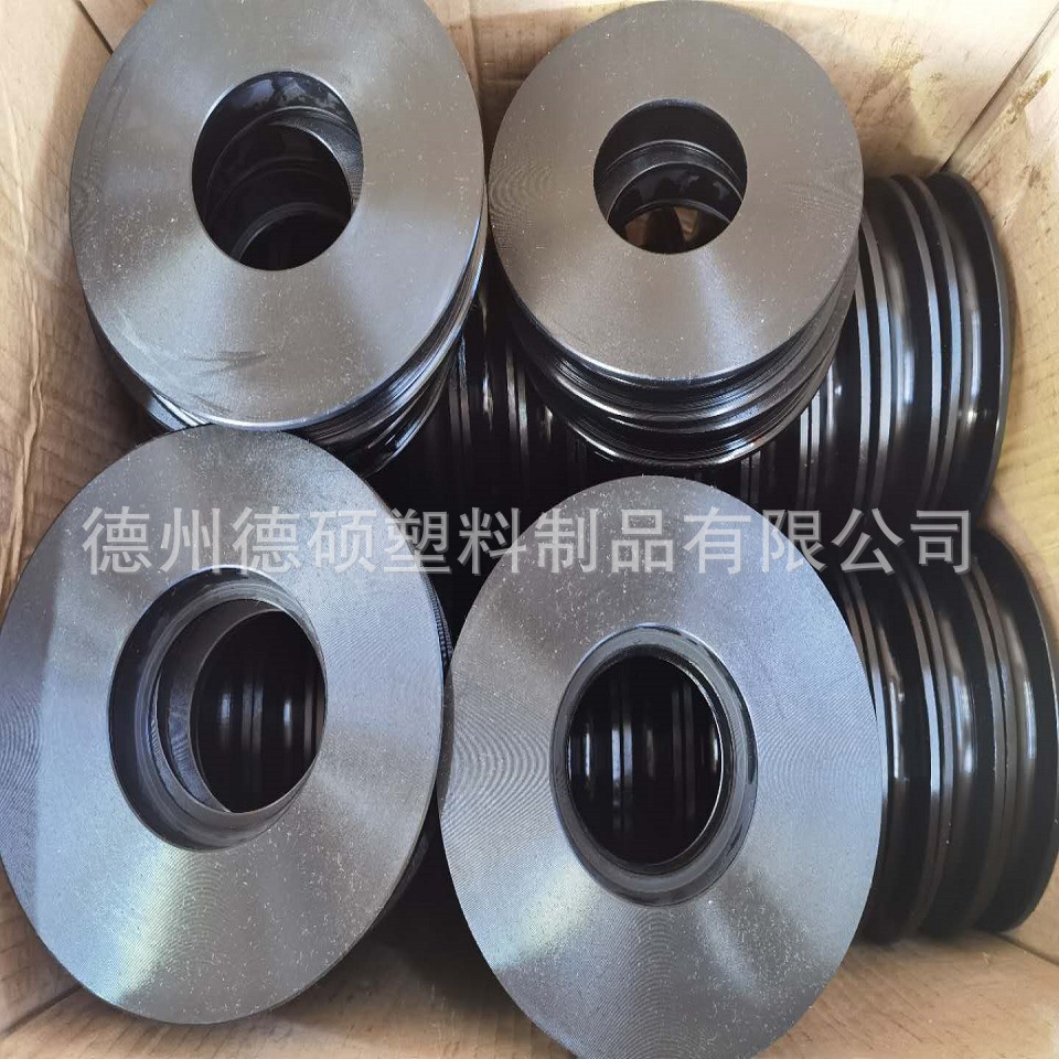 黑色尼龙滑轮套尼龙轨道轮承尼龙轮尼龙滑轮加工