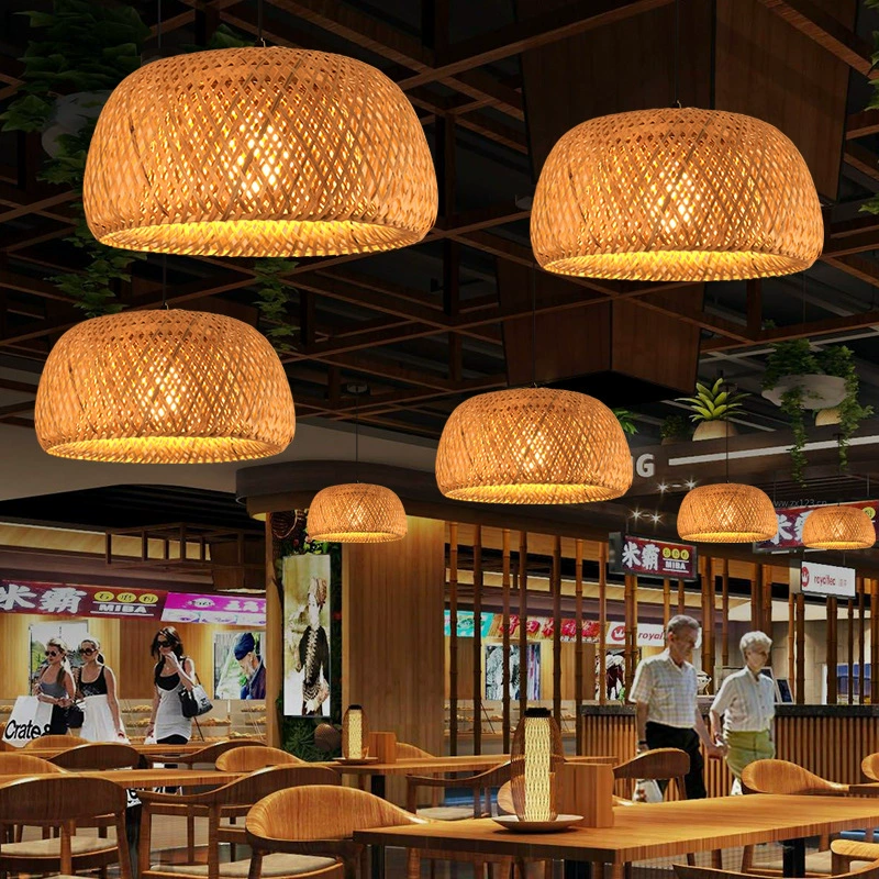 Bamboo light, lampshade, lights, creative Japanese flashlight, ceiling lamp, Chinese style
