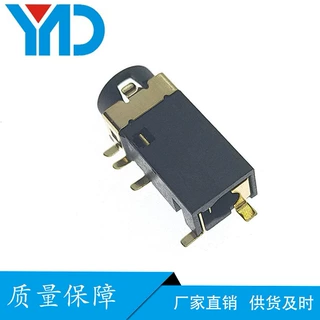 厂家生产定制插座3.5mm耳机PJ342GDC五脚双声道贴片音频电源母座