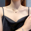 Brand fashionable chain for key bag  stainless steel, necklace, Korean style, 2020, internet celebrity, simple and elegant design