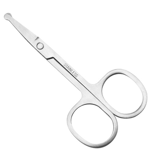 Manufacturer of multi-functional stainless steel nose hair scissors, round-head small scissors, manual eyebrow trimming and beard scissors, beauty tools