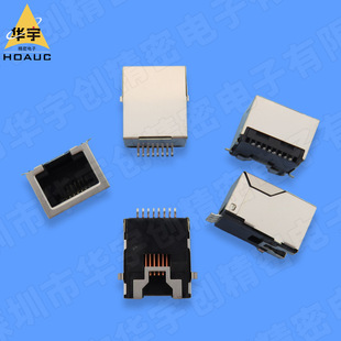 RJ45��������90&deg;���N 8P8C SMT 14.74x11.75x18.64�o�z����/���b