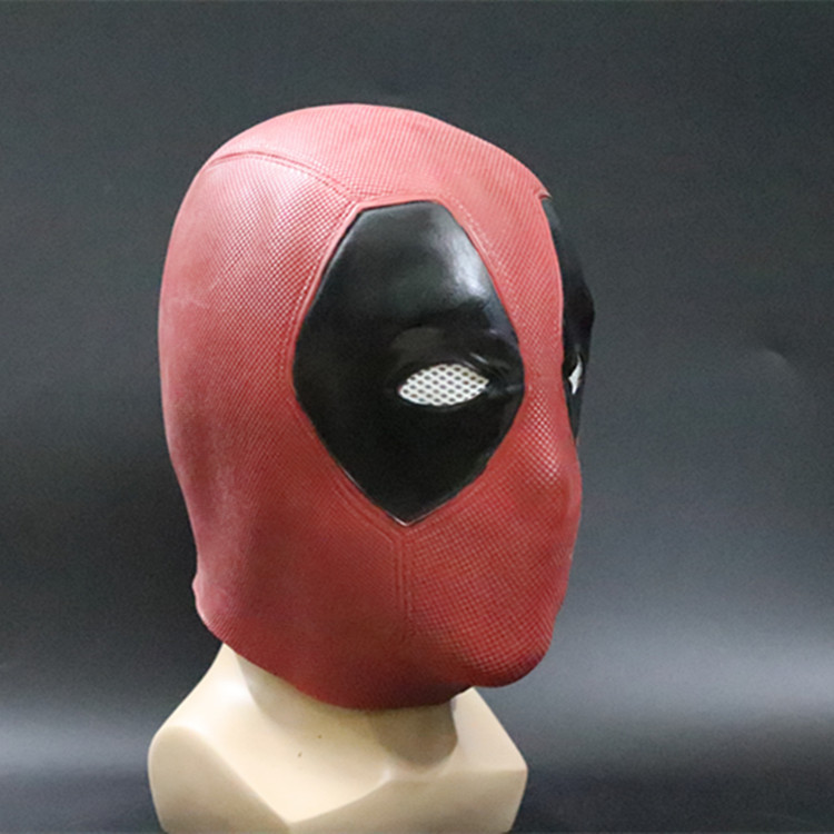 Die-esperando de látex sombrero Marvel película Deadpool morir esperando sombrero máscara Cosplay accesorios de Halloween