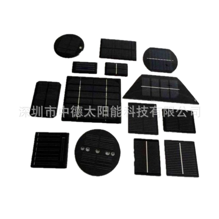 厂家长期供应 高品质多晶单晶圆形太阳能电池板 滴胶板 PET层压板