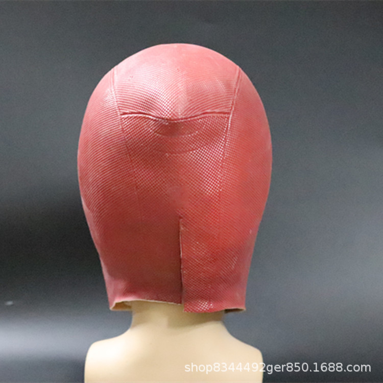 Die-esperando de látex sombrero Marvel película Deadpool morir esperando sombrero máscara Cosplay accesorios de Halloween