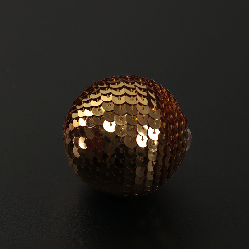 led圆球金色亮片球灯串配件插件 卧室房间派对餐厅亮片球装饰灯