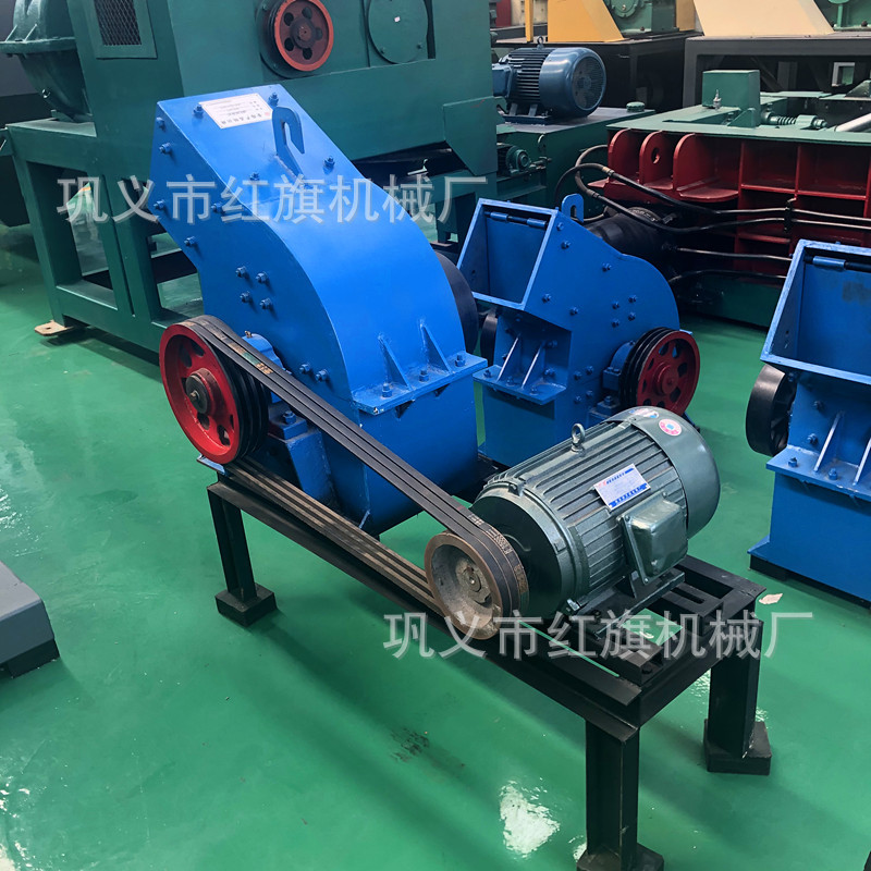 供应200*300锤式破碎机耐火材料粉碎机 河卵石制砂机 砖渣粉碎机