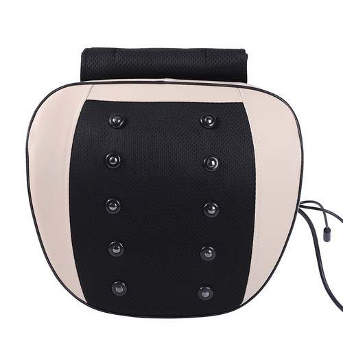 Factory Direct Shipping Waist Massage Instrument Lumbar Stretching Heating Cushion Hot Compress Pulsed Back Massage Pad