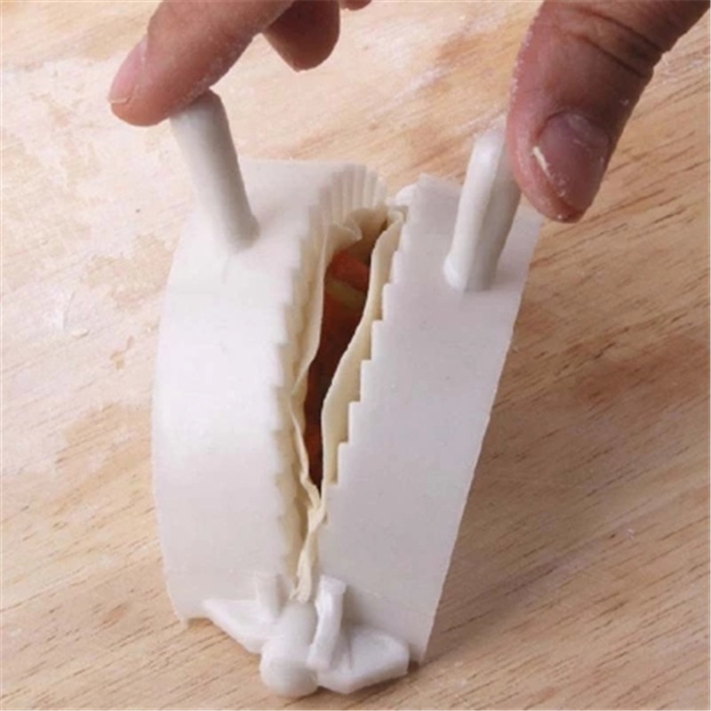 DIY diámetro 6,5 cm con carácter de Fu manual dumpling envoltura dumpling titular la cocina magia tesoro dumpling titular