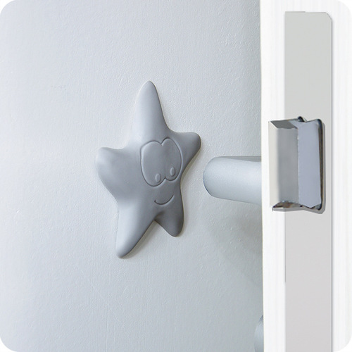 Silencer pad rubber door rear door handle shock pad rubber shock pad anti-collision sticker starfish wall anti-collision