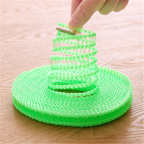 Travel supplies portable non-slip nylon clothesline hanging rope thickened windproof clip outdoor indoor quilt