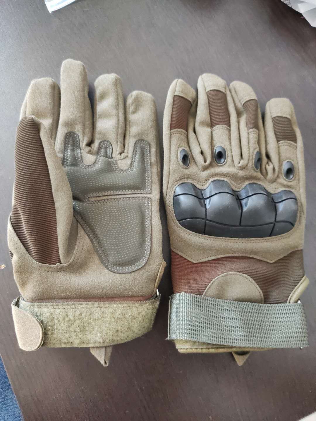 Guantes tácticos al aire libre medio dedo campo CS entrenamiento deportes guantes de equitación motocicleta dedo completo pantalla táctil guantes de cuero