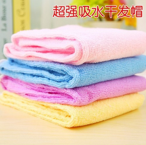 Korean solid color absorbent dry hair cap, absorbent dry hair towel, thickened dry hair towel, dry shower cap wholesale