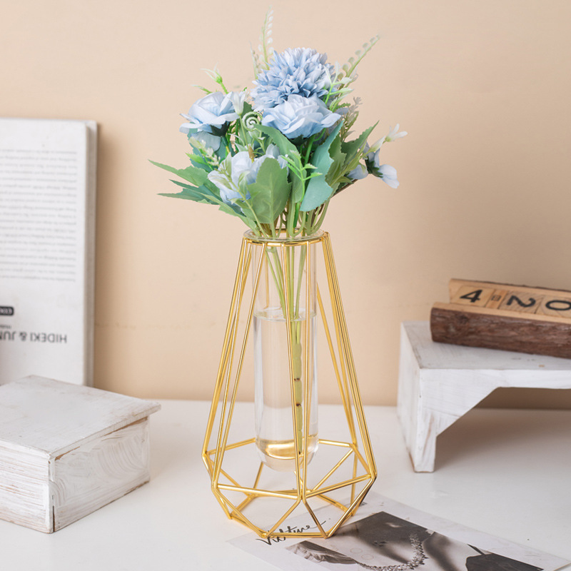 대형 다이아몬드 금속 유리 랙 세트