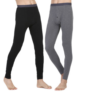 Demi-season thin thermal underwear, base keep warm trousers, slim fit