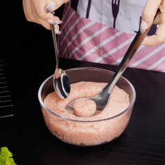Creative DIY Home 304 Stainless Steel Meatball Scoop Round Hand Press Fish Ball Shrimp Paste Maker Kitchen Tool Wholesale