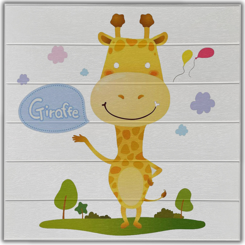 CC2020-70cm x 70cm 성장하는 새끼 나무 곡물 크로스
