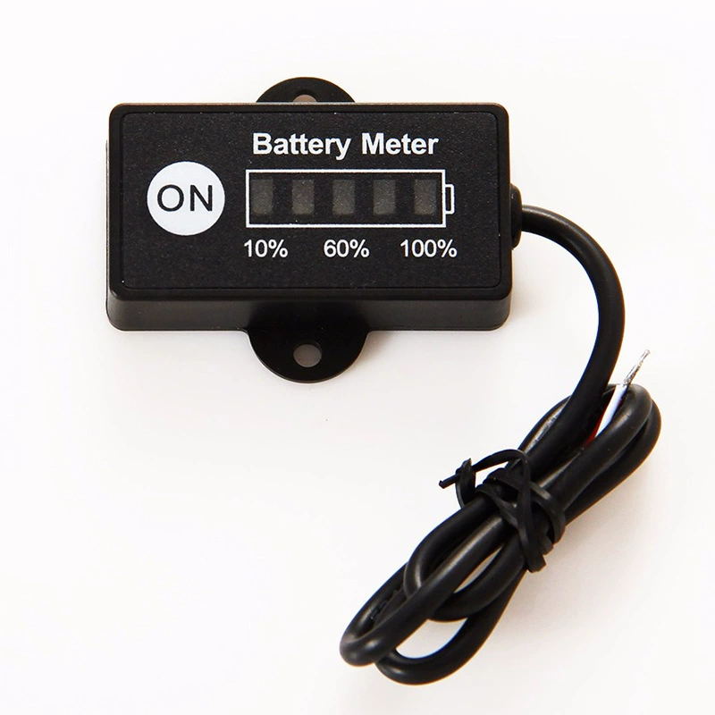 Светодиодный свинцово-кислотный аккумулятор с малым энергодисплеем, тележка для гольфа, Электромобиль, 5-сетчатый дисплей, электрический счетчик