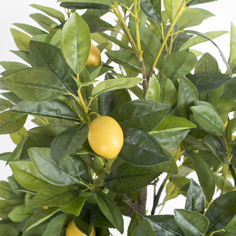 Artificial limón árbol verde planta bonsai venta al por mayor artificial naranja árbol bonsai decoración interior gran falso verde planta bonsai