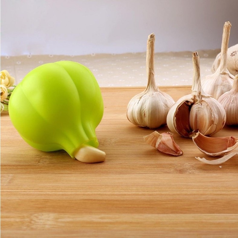 Silicone Garlic Peeler Kitchen Garlic Peeler Food-Grade Soft Garlic Peeling Tool Garlic Masher Household Garlic Crusher