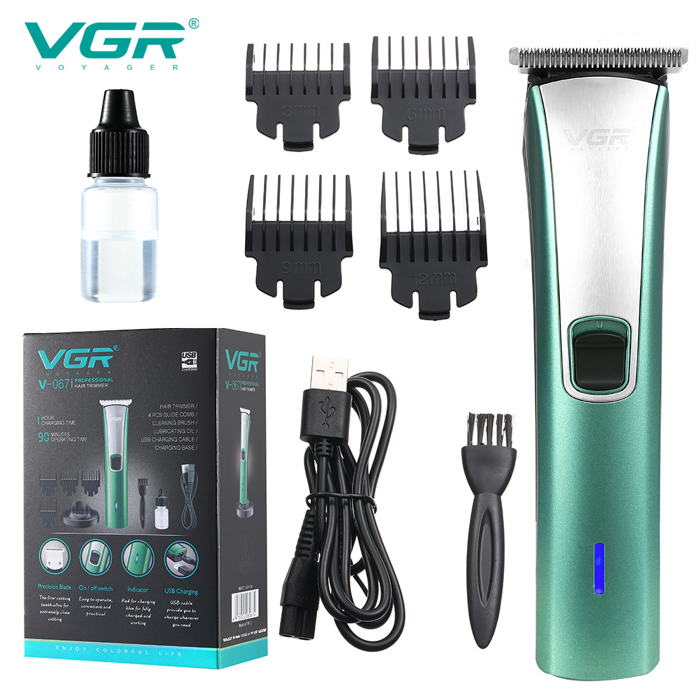 Professional Hair Clipper for Home Use New Spiral Electric Stainless Steel for Men with Engraving Design_voghion.com