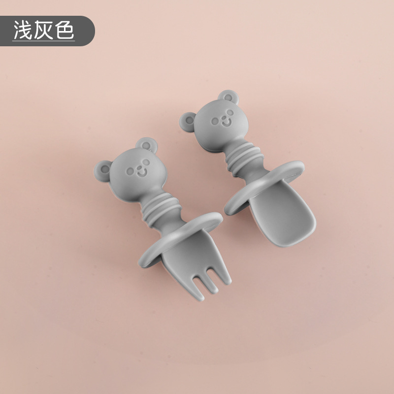 북유럽 그레이 포크 스푼 보관 박스