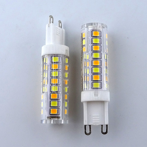 厂家直销G9-双色52灯长款LED节能直插灯珠5W灯泡水晶玉米灯水晶灯
