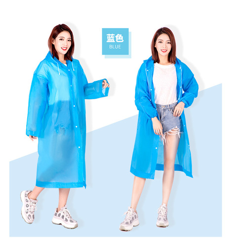 Thickened EVA raincoat reusable raincoat for bicycles adult raincoat wholesale tourist attractions