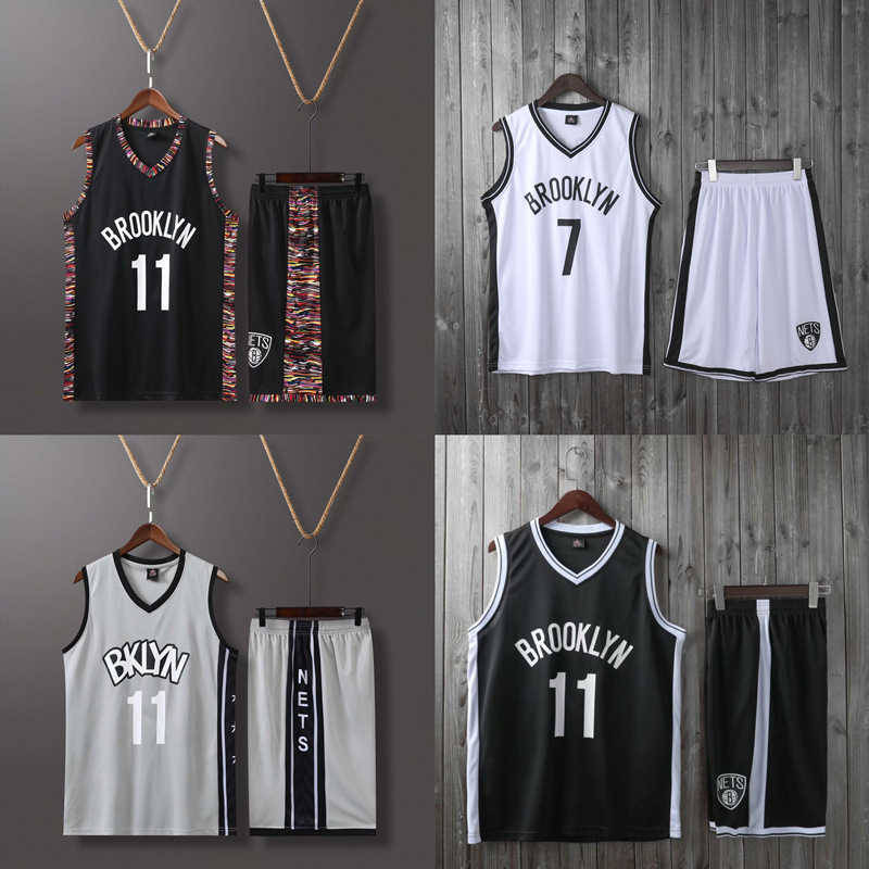 Factory wholesale adult basketball uniform suit City version Owen Durant jersey sports training competition uniform