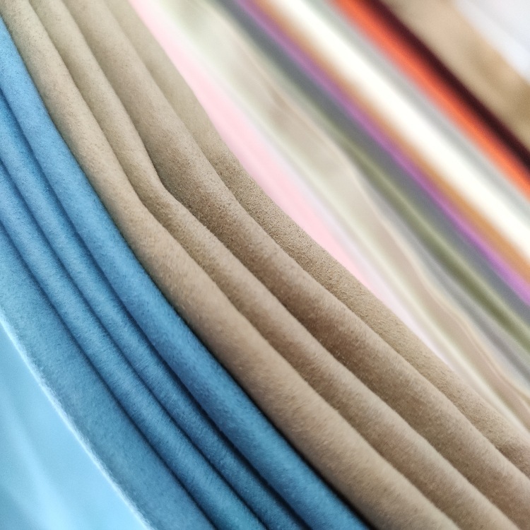 Factory microfiber leather suede microfiber water-based microfiber island-setting microfiber abrasion resistance color fastness high tear-resistant anti-fleece microfiber