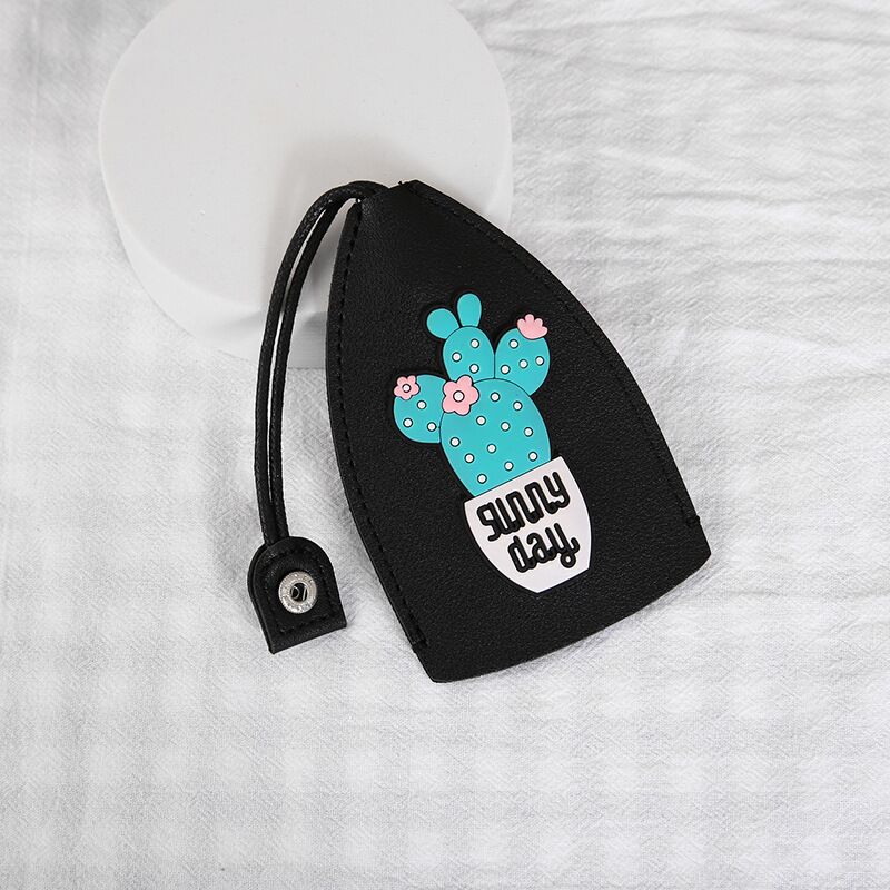 Estilo coreano ins chica corazón caricatura pull-out clave caso creativo PU cuero coche clave cubierta protectora universal