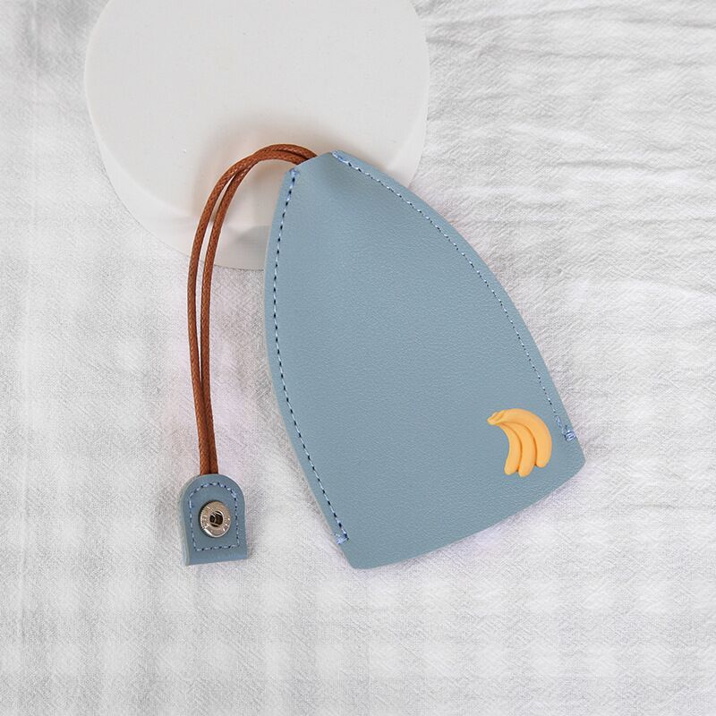 Estilo coreano ins chica corazón caricatura pull-out clave caso creativo PU cuero coche clave cubierta protectora universal